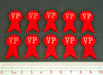 LITKO Victory Point Tokens, Red (10)-Tokens-LITKO Game Accessories