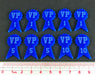 LITKO Numbered Victory Point Tokens, Blue (10)-Tokens-LITKO Game Accessories