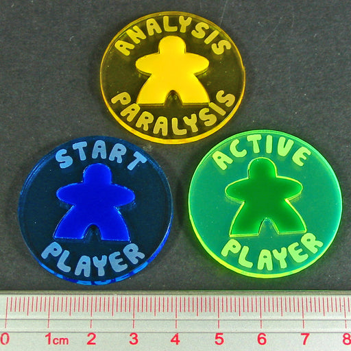 LITKO Deluxe Player Token Set (3)-Tokens-LITKO Game Accessories