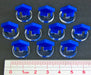 LITKO House Markers, Blue (10)-Tokens-LITKO Game Accessories