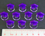 LITKO House Markers, Purple (10)-Tokens-LITKO Game Accessories