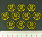 Disposable Heroes Activated Tokens, Transparent Yellow (10)-Tokens-LITKO Game Accessories