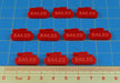 LITKO Tank Bailed Tokens, Red (10) - LITKO Game Accessories