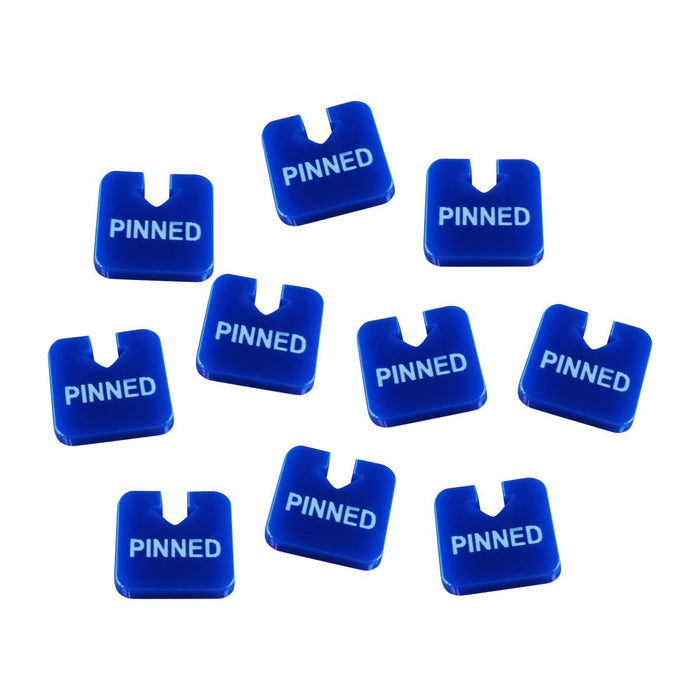 LITKO Pinned Tokens, Blue (10)-Tokens-LITKO Game Accessories