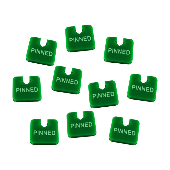LITKO Pinned Tokens, Green (10) - LITKO Game Accessories
