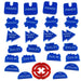 LITKO Command Tokens Set Compatible with FoW, Blue (25) - LITKO Game Accessories