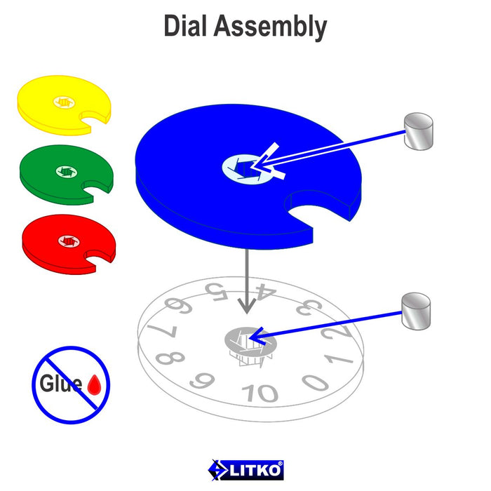 LITKO Multi-color Dial Set (4) - LITKO Game Accessories