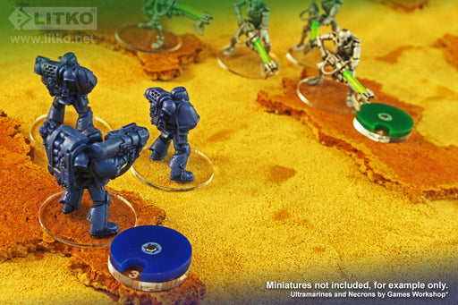 LITKO Multi-color Dial Set 0-10 (4)-Status Dials-LITKO Game Accessories