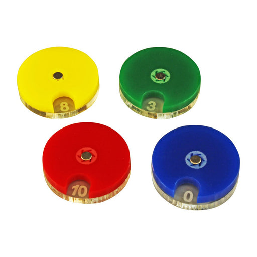 LITKO Multi-color Dial Set 0-10 (4)-Status Dials-LITKO Game Accessories