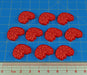 LITKO Brain Tokens, Red (10)-Tokens-LITKO Game Accessories