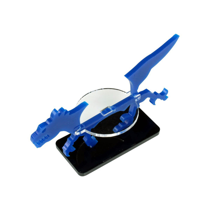 LITKO Raptor Character Mount with 25x50mm Base, Blue-Character Mount-LITKO Game Accessories