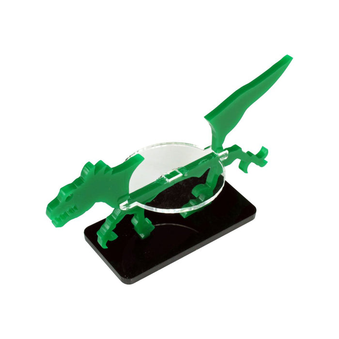 LITKO Raptor Character Mount with 25x50mm Base, Green-Character Mount-LITKO Game Accessories