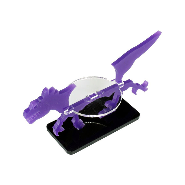 LITKO Raptor Character Mount with 25x50mm Base, Purple-Character Mount-LITKO Game Accessories