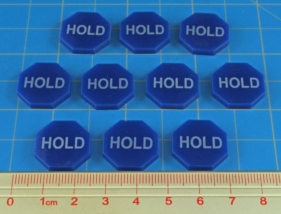 LITKO Hold Tokens, Blue (10) - LITKO Game Accessories