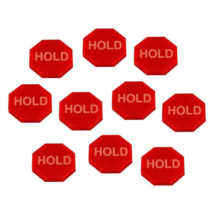 LITKO Hold Tokens, Red (10)-Tokens-LITKO Game Accessories