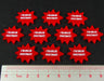 LITKO Charlie Foxtrot Tokens, Red (10)-Tokens-LITKO Game Accessories