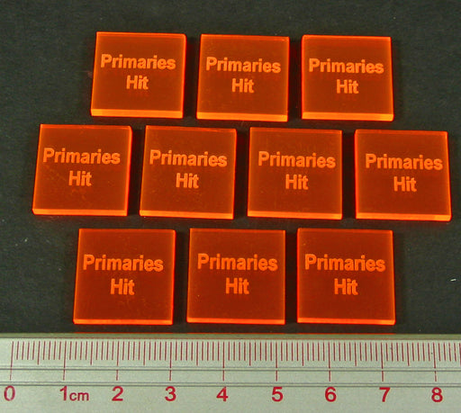 LITKO Primaries Hit Tokens Compatible with Firestorm Armada (10)-Tokens-LITKO Game Accessories