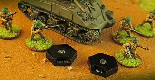 LITKO Squad Order Dials Compatible with Bolt Action (2)-Status Dials-LITKO Game Accessories