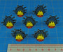 LITKO Barrage Markers, Small Set, Multi-Color (7)-Tokens-LITKO Game Accessories