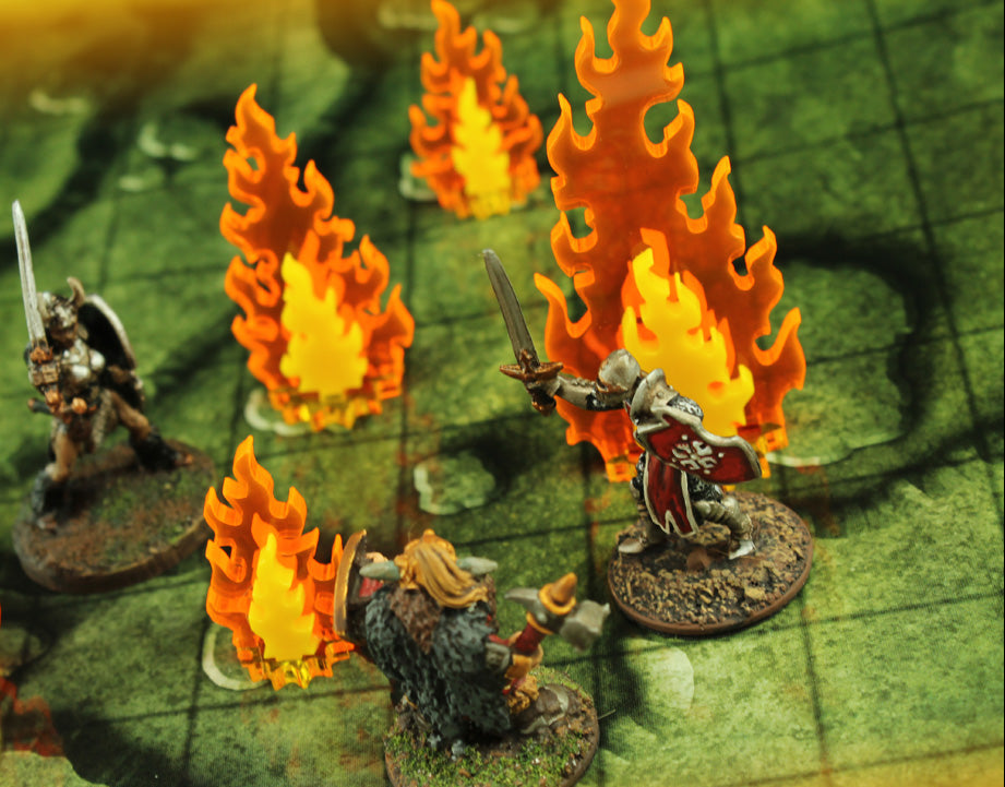 LITKO Inferno Marker Set, Variety (5)-Tokens-LITKO Game Accessories