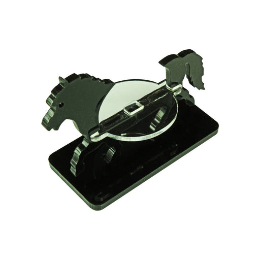 LITKO Pony Character Mount with 25x50mm Base, Black-Character Mount-LITKO Game Accessories