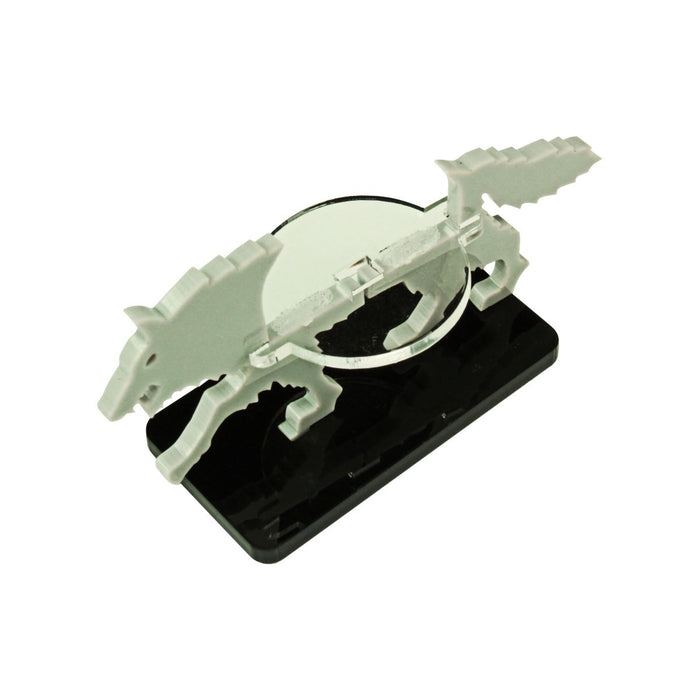 LITKO Wolf Character Mount with 25x50mm Base, Grey-Character Mount-LITKO Game Accessories