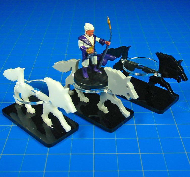 LITKO Wolf Character Mount with 25x50mm Base, White-Character Mount-LITKO Game Accessories