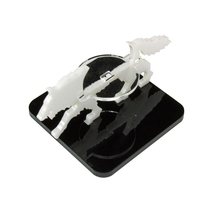 LITKO Wolf Character Mount with 2-inch Square Base, White-Character Mount-LITKO Game Accessories
