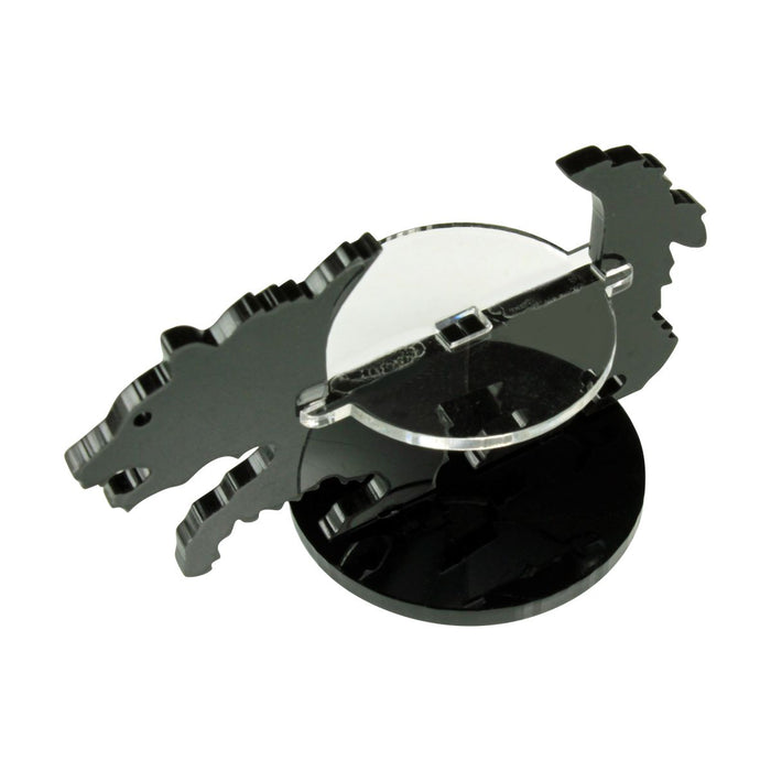 LITKO Bear Character Mount with 40mm Circular Base, Black-Character Mount-LITKO Game Accessories