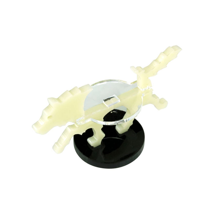 LITKO Small Hound Character Mount with 25mm Circular Base, Ivory-Character Mount-LITKO Game Accessories