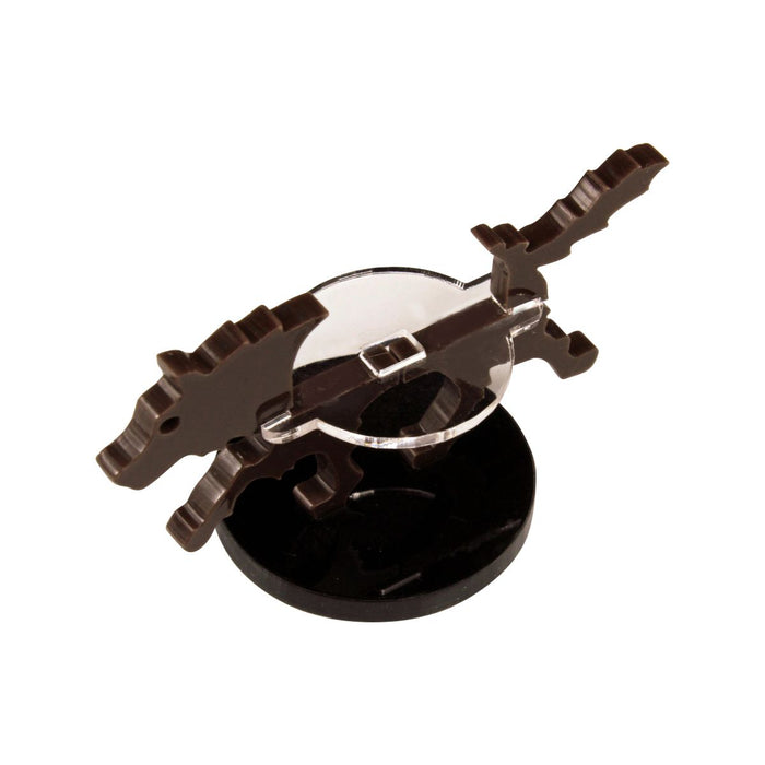 LITKO Small Hound Character Mount with 30mm Circular Base, Brown-Character Mount-LITKO Game Accessories
