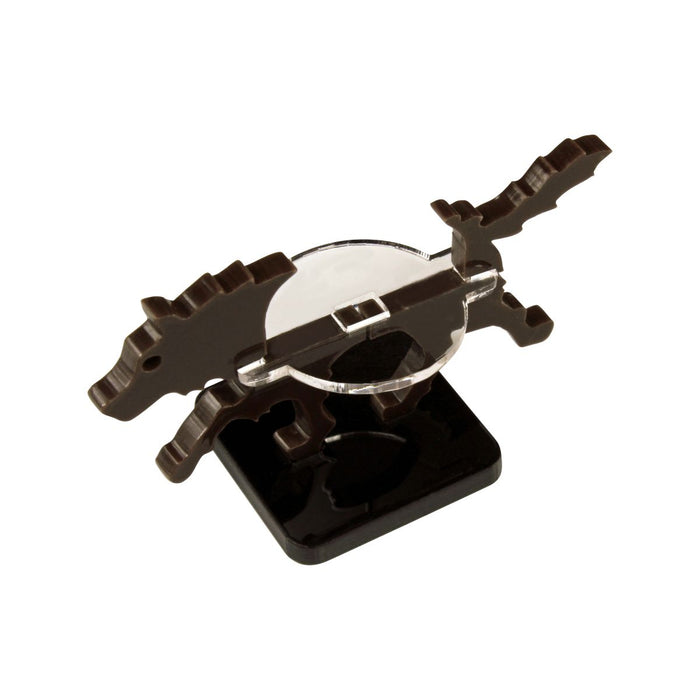 LITKO Small Hound Character Mount with 25mm Square Base, Brown-Character Mount-LITKO Game Accessories