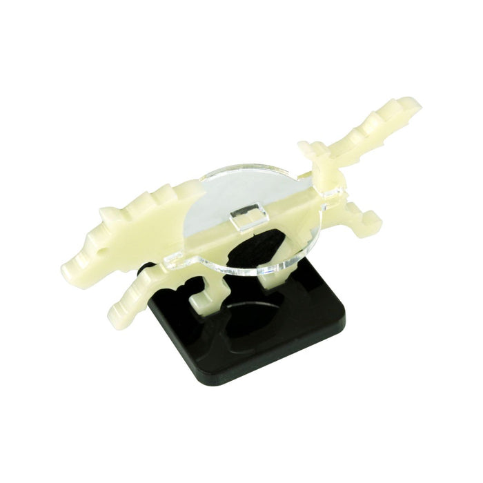 LITKO Small Hound Character Mount with 25mm Square Base, Ivory-Character Mount-LITKO Game Accessories
