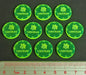 Camouflage Token, Fluorescent Green (10)-Tokens-LITKO Game Accessories