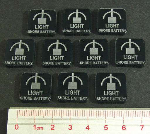 LITKO Light Shore Battery Tokens (10)-Tokens-LITKO Game Accessories
