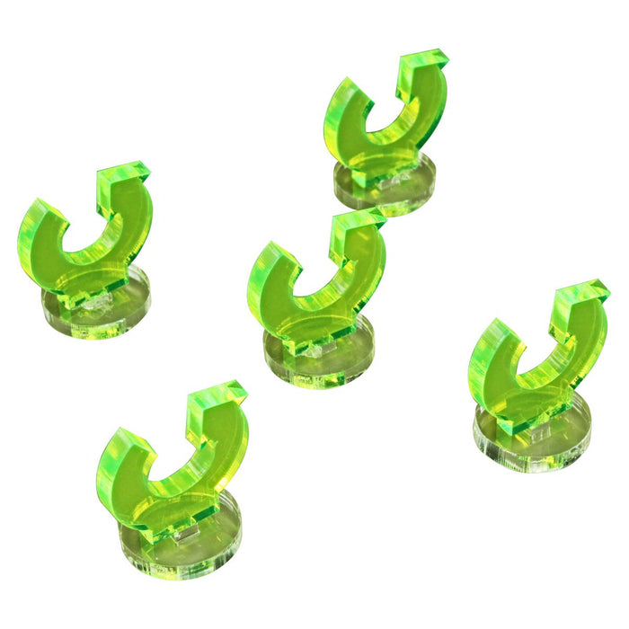 Space Fighter Barrel Roll Markers, Fluorescent Green (5) - LITKO Game Accessories