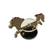 LITKO Pony Character Mount with 1-inch Circle Base, Brown-Character Mount-LITKO Game Accessories