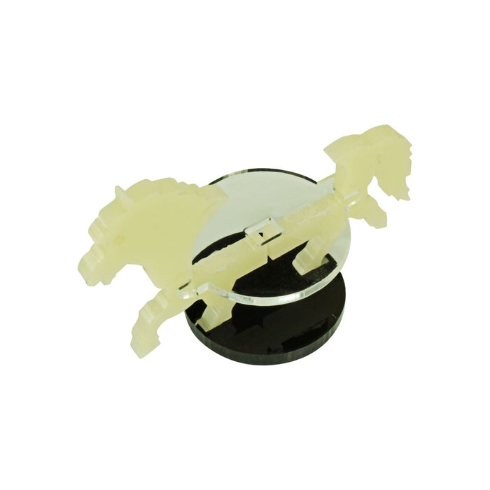 LITKO Pony Character Mount with 1-inch Circle Base, Ivory-Character Mount-LITKO Game Accessories