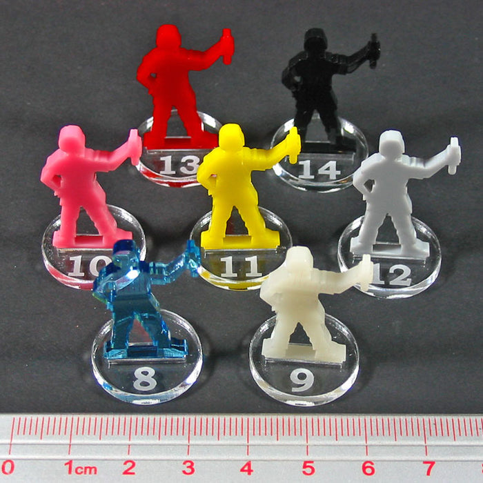 LITKO Player Pawn Upgrade Set Compatible with Pandemic: On the Brink (7)-Tokens-LITKO Game Accessories