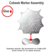 Cobweb Markers, Clear (3) - LITKO Game Accessories