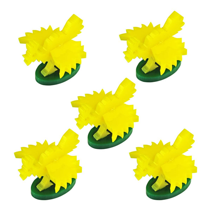 LITKO Chicken Markers, Yellow (5)-Tokens-LITKO Game Accessories