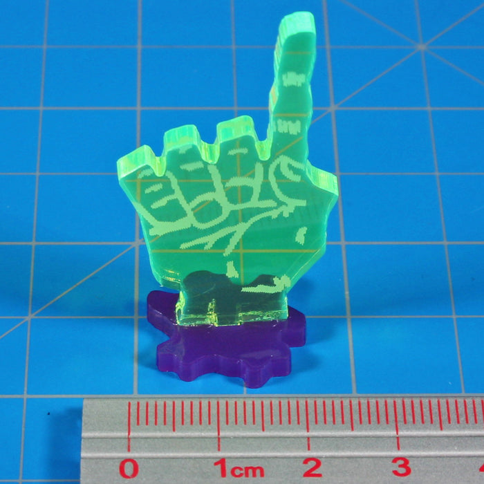 LITKO Zombie First Player Marker, Fluorescent Green & Purple-Tokens-LITKO Game Accessories