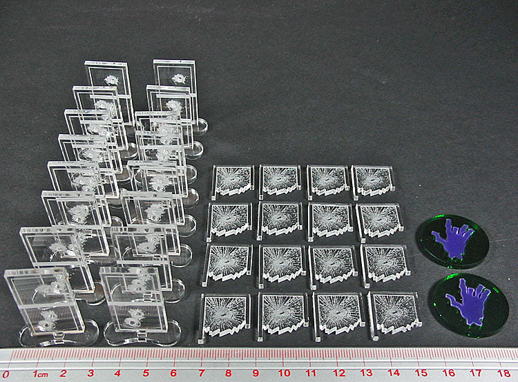 LITKO Upgrade Game Set compatible with Zombicide: Toxic City Mall (34)-Tokens-LITKO Game Accessories