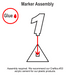 Fantasy Battle Charge Marker Set, Red (5) - LITKO Game Accessories