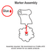 LITKO Fantasy Battle Dispel Markers, Ivory & Purple (5) - LITKO Game Accessories