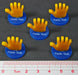 LITKO Fantasy Battle Panic Test Markers, Gold & Blue (5)-Tokens-LITKO Game Accessories