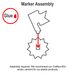 LITKO Fantasy Battle Captured Banner Markers, Red & White (5) - LITKO Game Accessories