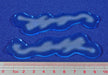 LITKO Naval Sand Bars, Fluorescent Blue (2)-Tokens-LITKO Game Accessories