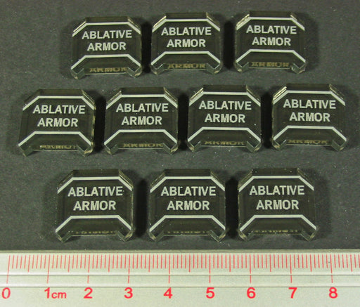LITKO Ablative Armor Tokens Compatible with Star Trek: Attack Wing (10)-Tokens-LITKO Game Accessories