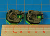 LITKO Space Wing Drone Dials, Translucent Grey & Fluorescent Green (2)-Status Dials-LITKO Game Accessories